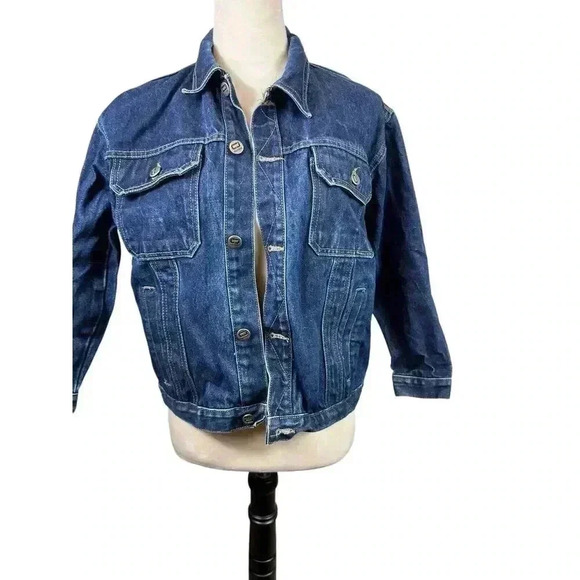 Culture Jeans Embroidered Jean Jacket Mens Size Medium - Picture 2 of 11